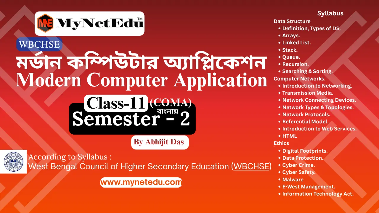 Modern-Computer-Application-Class-11-WBCHSE-Semester-2-Bangla-MyNetEdu
