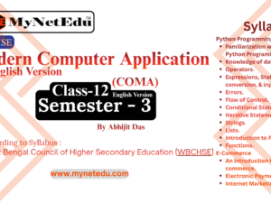 Modern-Computer-Application-Class-12-WBCHSE-Semester-3-English-MyNetEdu